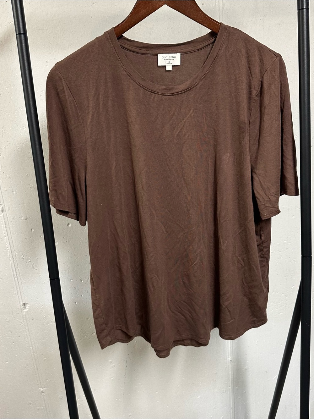 Gentle Fawn Brown Short Sleeve Crew Tee